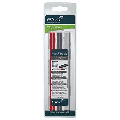 Pica 6045 BIG Dry Vulling | Rood, grafiet, wit | Blister - PI6045SB