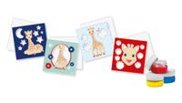 SES Creative Vingerverfkaarten(Sophie la girafe junior 4-delig - thumbnail