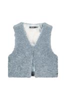 Like Flo winter gilet meisjes - blauw - Diam - fur - thumbnail