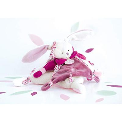 Vierkante knuffel 27 cm kersenkonijn - DOUDOU ET COMPAGNIE rozen Vierkante knuffel 27 cm kersenkonijn - DOUDOU ET COMPAGNIE rozen