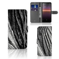 Book Style Case Sony Xperia 10 II Boomschors Grijs - thumbnail