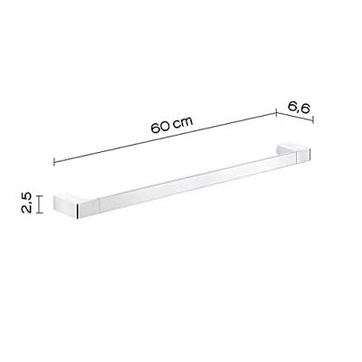 Handdoekhouder Sapho Pirenei Hangend 60 cm Chroom