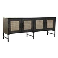 Dressoir DKD Home Decor Bruin Rotan Mangohout (155 x 40 x 61,5 cm) - thumbnail