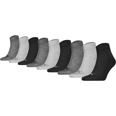 Puma 9-paar Quarter sokken - katoen - 42 - Zwart - 42 - 42 - 42 - 42