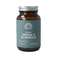 Mattisson Vegan omega-3 algenolie DHA 260mg 60 Vegetarische capsules - thumbnail