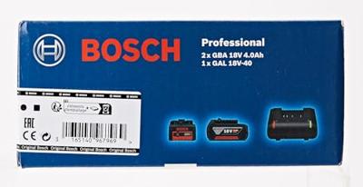 Bosch Professional Starterset 2x GBA 18V Accu 4.0Ah AMPShare + Lader GAL 18V-40 - 1600A019S0 - thumbnail