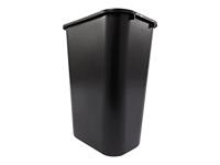 Rubbermaid vuilbak 39 l, zwart - thumbnail