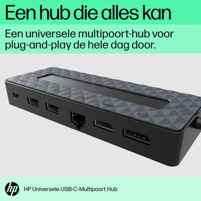 Hub USB HP 50H98AA#ABB Zwart art design