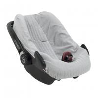 Trixie autostoelhoes Sirène Grey junior katoen grijs - thumbnail