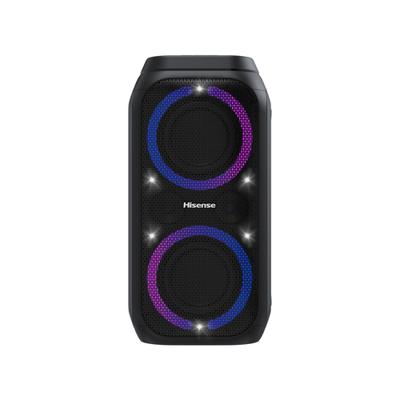 Dankzij de draagbare Bluetooth®-luidsprekers Hisense PARTY ROCKET160 Zwart