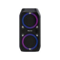 Dankzij de draagbare Bluetooth®-luidsprekers Hisense PARTY ROCKET160 Zwart - thumbnail