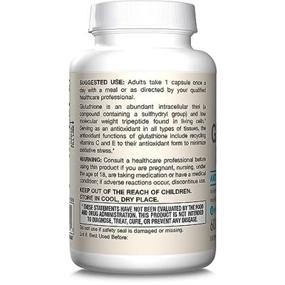 Glutathione Reduced 500mg 60v-caps - thumbnail