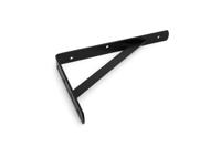 DX - Plankdrager BEAM / met schoor / 330x495 mm / staal zwart - thumbnail