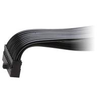 Akasa USB 3.0 19-pin internal extension cable with low-profile connector Zwart - thumbnail