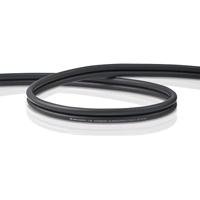 Oehlbach BOOOM 200 [2x Cinch-stekker - 1x Cinch-stekker] 2.00 m Antraciet Vergulde steekcontacten - thumbnail