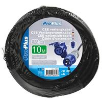 ProPlus CEE verlengkabel 10 m met hoekkoppeling + Schuko stopcontact 3 x 1,5 mm² - thumbnail