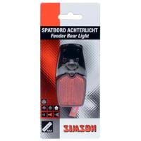 Simson spatbordachterlicht led incl. batterijen op kaart - thumbnail