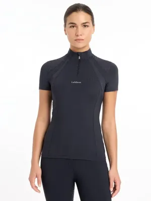 LeMieux Mia Mesh Baselayer shirt donkerblauw maat:42 LeMieux Mia Mesh Baselayer shirt donkerblauw maat:42