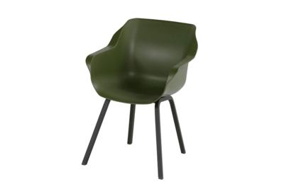 Stoel Element Armchair zitting 'moss green' frame 'carbon black' (1 stuk) Hartman Sophie - Sophie Stoel Element Armchair zitting 'moss green' frame 'carbon black' (1 stuk) Hartman Sophie - Sophie