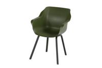 Stoel Element Armchair zitting 'moss green' frame 'carbon black' (1 stuk) Hartman Sophie - Sophie - thumbnail