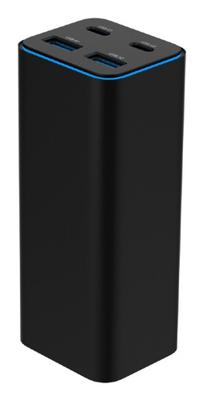 Oplader GEMBIRD TA-UC-2A2C-PD100-01-BK