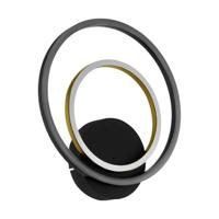 Stars of Light Wall lamp with ringsLanacera black with gold - 390088 - thumbnail