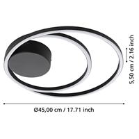 Eglo Design led plafondlampRuotale Ø 45cm - 900471 - thumbnail