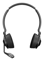Jabra Engage 75 SE Stereo On Ear headset Bluetooth, DECT, Kabel Stereo Zwart Noise Cancelling Microfoon uitschakelbaar (mute), NFC - thumbnail