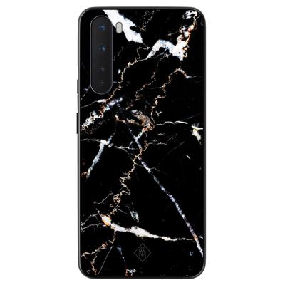 OnePlus Nord hoesje - Marmer zwart OnePlus Nord hoesje - Marmer zwart
