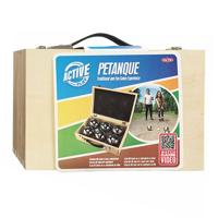 Selecta Luxe jeu de boules set in houten kist - thumbnail