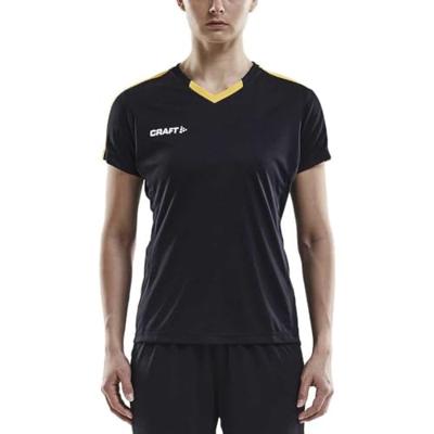 Craft 1905567 Progress Contrast Jersey W - Black/Yellow - XL