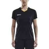 Craft 1905567 Progress Contrast Jersey W - Black/Yellow - XL - thumbnail