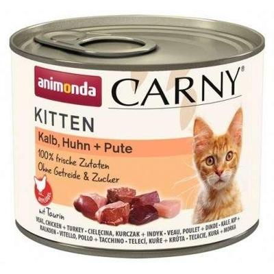 ANIMONDA Carny Kitten Veal, chicken, turkey - nat kattenvoer - 200g