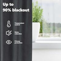 VidaXL Verduisterende gordijnen 2 pcs lichtgrijs 140 x 245 cm fluweel - thumbnail