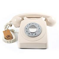 GPO GPO746PBIVR 746 Desk Phone Push Button IVORY - thumbnail