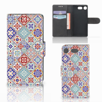 Sony Xperia XZ1 Compact Bookcase Tiles Color - thumbnail