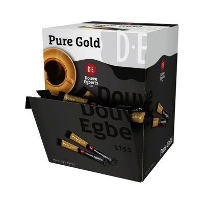 Douwe Egberts instant koffie Pure Gold, doos van 200 stuks