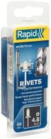 Klinknagels Rapid 5000389 Boor Ø 4,8 x 14 mm Aluminium (50 Stuks) - thumbnail