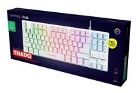 Gaming Keyboard Trust GXT 833W Wit - thumbnail