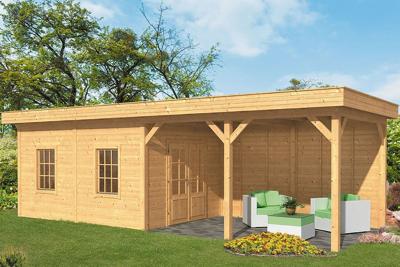 Tuindeco Oslo L Overkapping type 11 903x380 cm Lariks/Douglashout blank- Plat dak- Onbehandeld lariks Douglas hout- Tuindeco Tuindeco Oslo L Overkapping type 11 903x380 cm Lariks/Douglashout blank- Plat dak- Onbehandeld lariks Douglas hout- Tuindeco