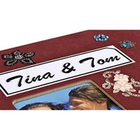 Hama Album XL Fine Art 30x30 Cm 100 Witte Pagina&apos;s Bordeaux - thumbnail