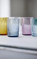 BITZ - Kusintha - Waterglas 0,28l s/4 Amber - thumbnail
