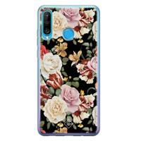 Huawei P30 Lite siliconen hoesje - Flowerpower - thumbnail
