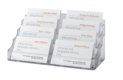 Sigel SI-VA138 Visitekaarthouder Transparant 8 Vakken Sigel SI-VA138 Visitekaarthouder Transparant 8 Vakken