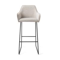 Jesper Home Barkruk 'Hofu' Slide Black, kleur Checkers Charm (zithoogte 75cm) - thumbnail