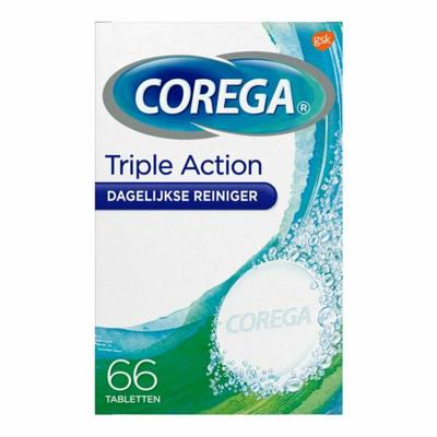 Corega Triple Action Gebitsprothese Tabletten Corega Triple Action Gebitsprothese Tabletten