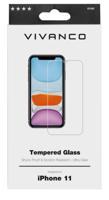 Vivanco SPGLASVVIPH11 61188 Screenprotector (glas) Apple iPhone 11 1 stuk(s) Krasvast - thumbnail