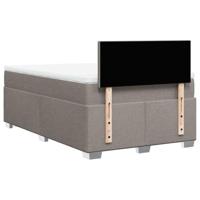 Boxspring met matras stof taupe 120x190 cm - thumbnail