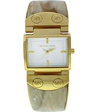 Horlogeband Michael Kors MK4169 Kunststof/Plastic Beige 29mm Horlogeband Michael Kors MK4169 Kunststof/Plastic Beige 29mm