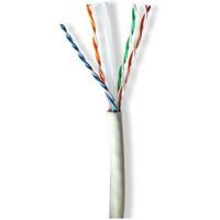 Netwerk Kabel Rol | CAT6a | Solid | U/UTP | Koper | 100.0 m | Binnenshuis | Rond | LSZH | Grijs - thumbnail